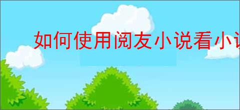 如何使用阅友小说看小说